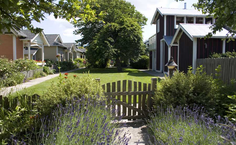 Walkable spaces in an urban environment similar to Arlington, Texas